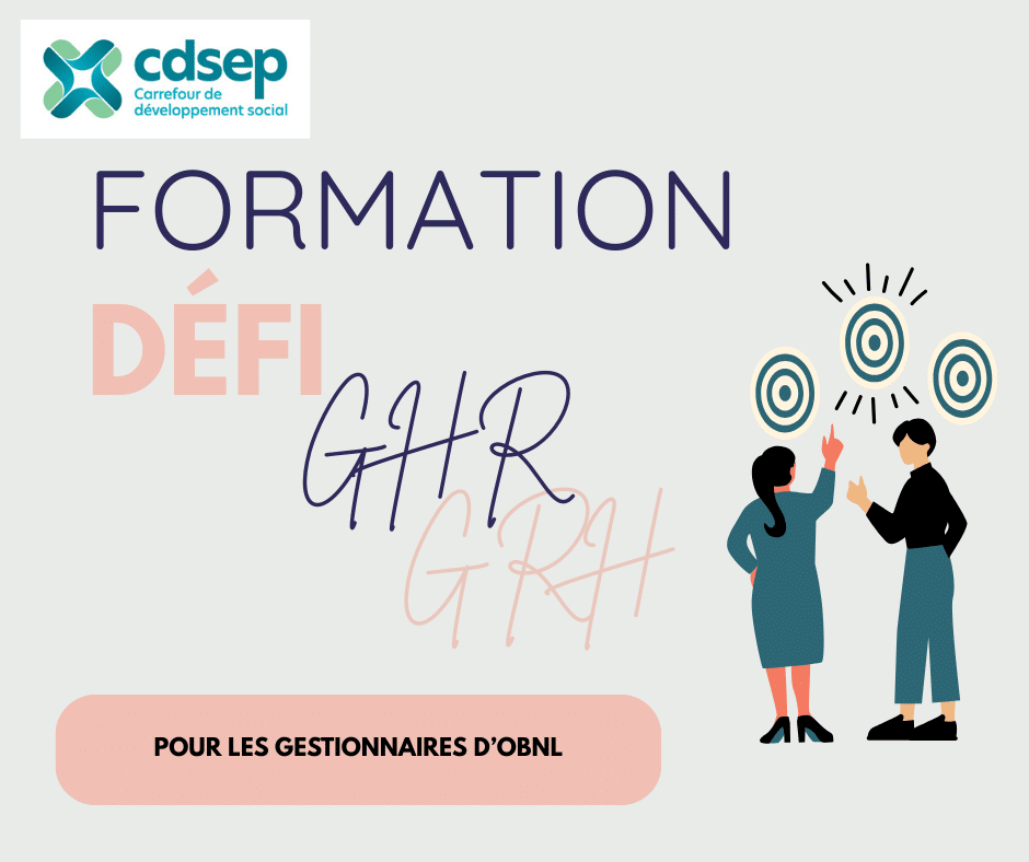 DÉFI Gestion Humaine des Ressources (GHR) pour les gestionnaires