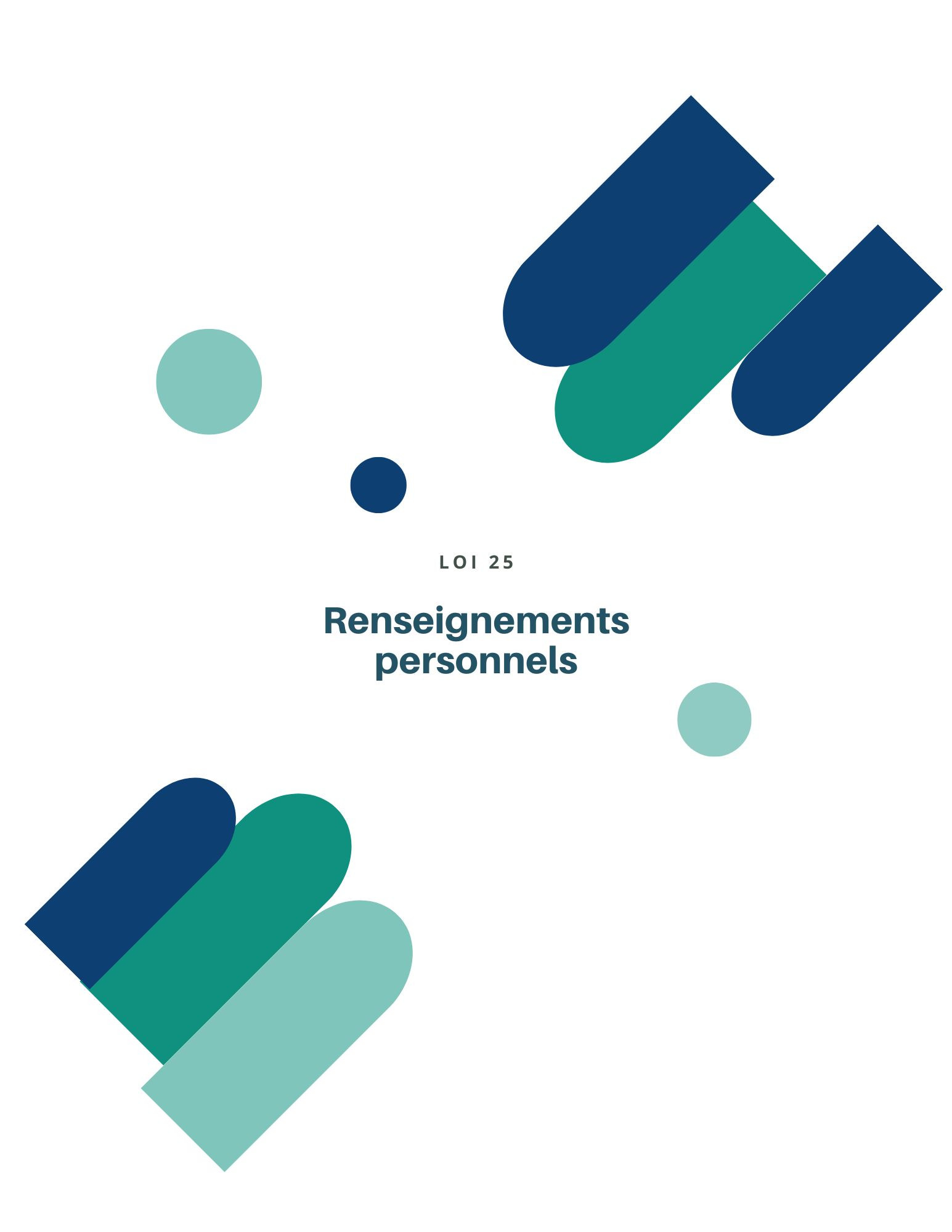 Renseignements personnels – LOI 25
